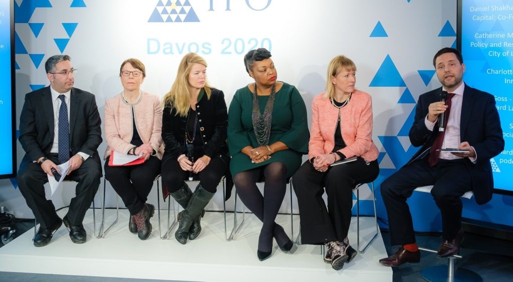 Daniel Shakhani, Catherine McGuinness, Charlotte Crosswell, Salah Goss, Paul Blanchard YPO in Davos 2020